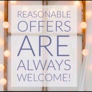 Reasonable Offers are always welcome 🙏